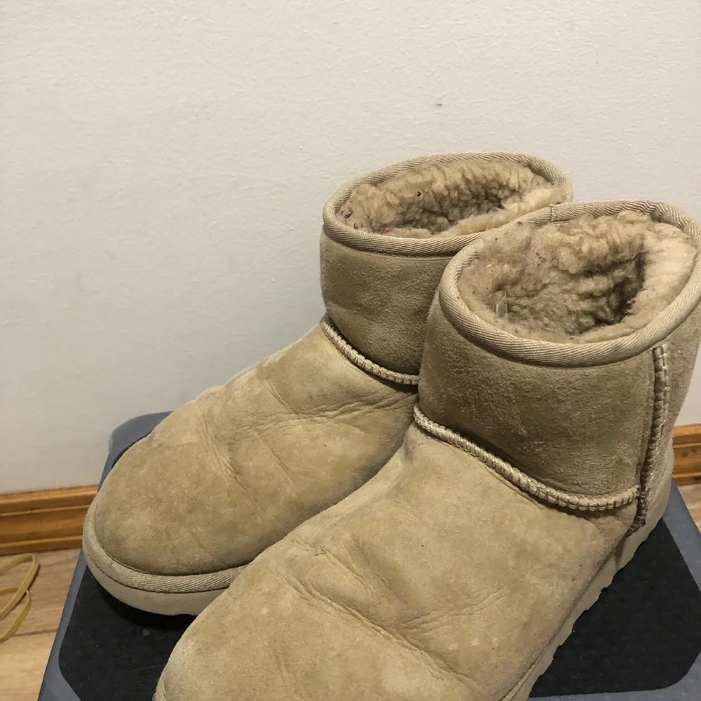 UGG 1016222 Classic Mini II Women's Chestnut Winter Ankle Boots Size 8 - Picture 10 of 14